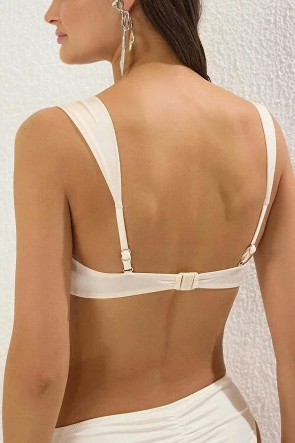 WOVCOR Bralette Covered Bikini Top with Accessories