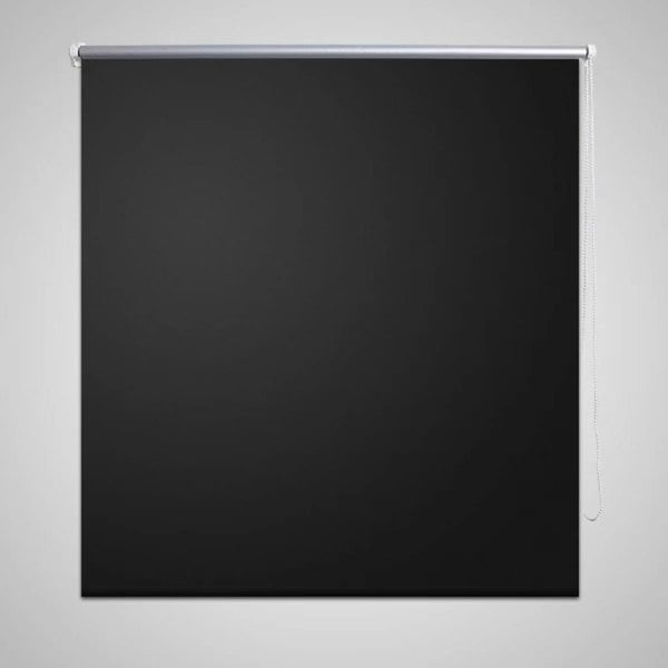 Berkfield Roller Blind Blackout 100 x 230 cm Black