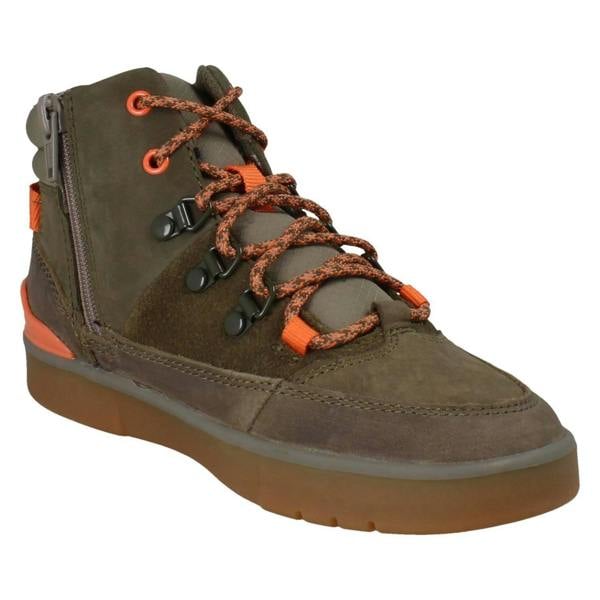 Clarks Boys Clarks Colour-Pop Sporty Ankle Boots Oslo Trail