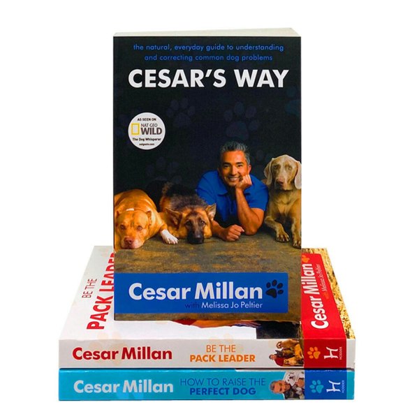 Cesar Millan 3 Book Set How to Raise the Perfect Dog, Cesars Way, Be the Pack Leader