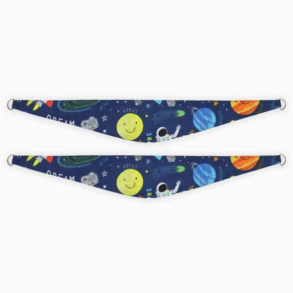 Space Explorer Curtain Tiebacks - Happy Linen Company