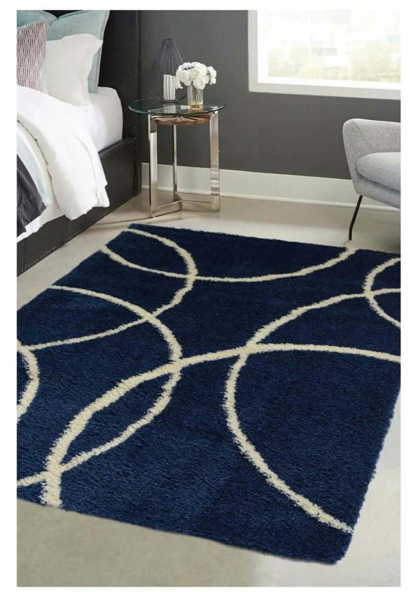 Snug Bubbles Shaggy Rug | Geometric Design | The Rugs