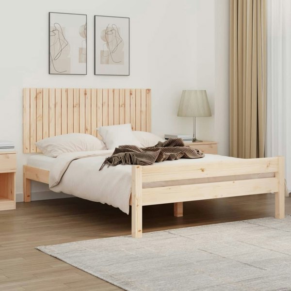 Berkfield Wall Headboard 140x3x60 cm Solid Wood Pine