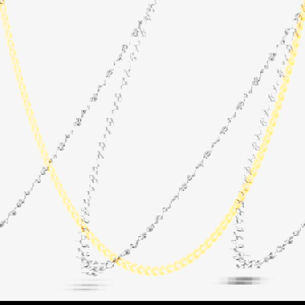 T. H. Baker 9ct Yellow Gold 18 Inch Flat Curb Chain 1.13.5864