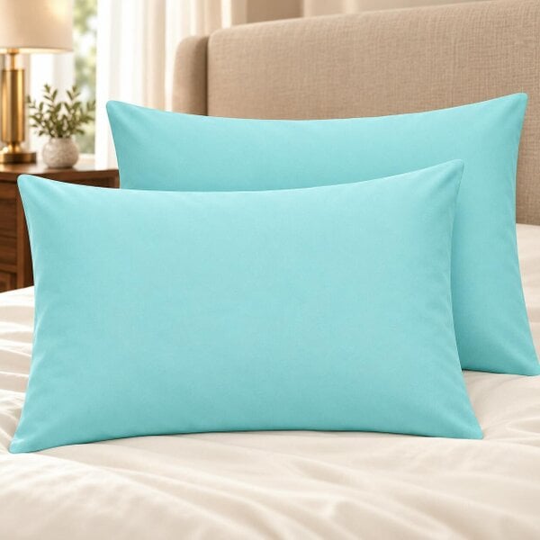Night Zone 200 Thread Count Egyptian Cotton Pillowcases Pair – Hotel Quality Bed Linen