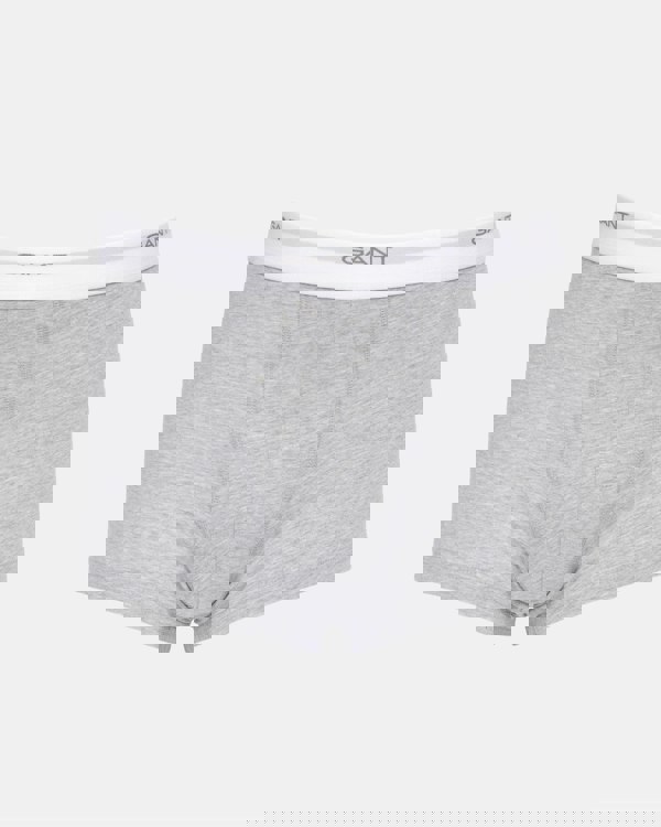 GANT 3-Pack Mens Core Trunks with Logo Waistband - 111 Black/White