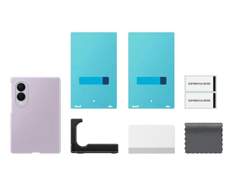 Samsung Galaxy Z Fold 8 7.6" Silicone Magnet Case Lavender - EF-EF971CVEGWW