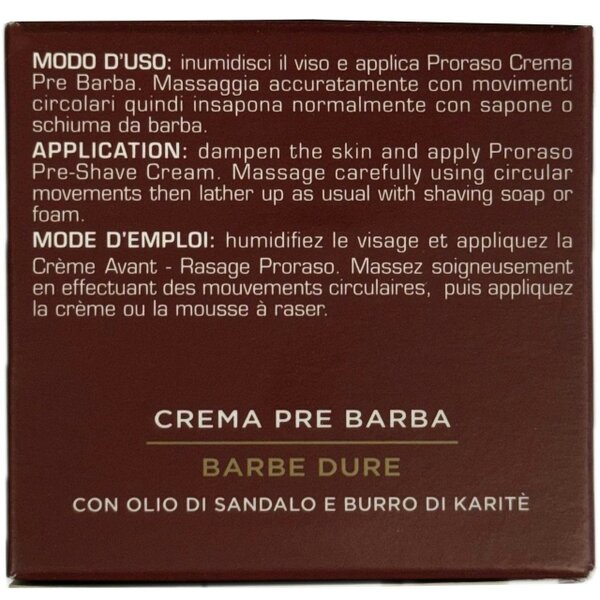 Proraso Nourishing Pre-Shave Cream 100ml