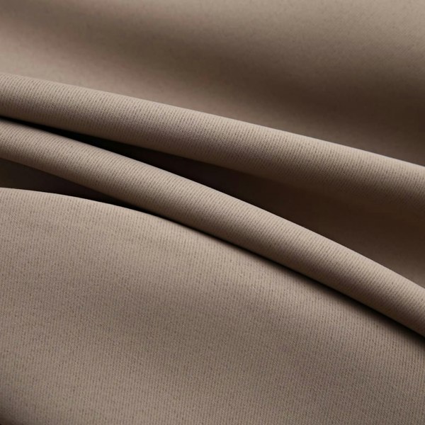 Berkfield Blackout Curtain with Metal Rings Taupe 290x245 cm