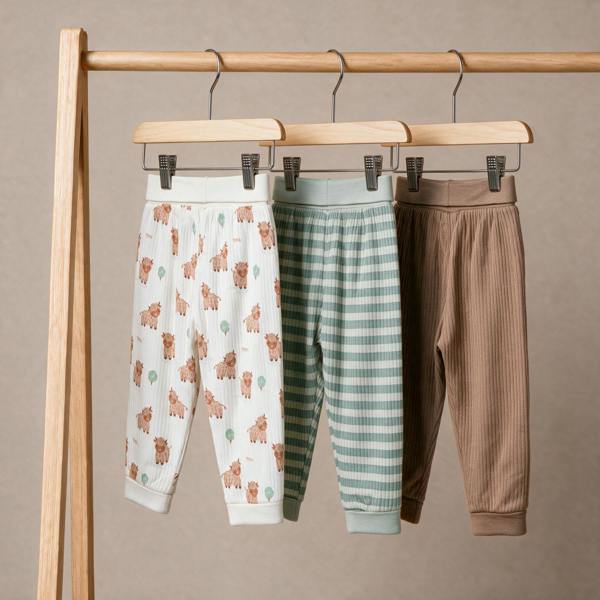 Unisex Multi 3 Piece Knit Bottom