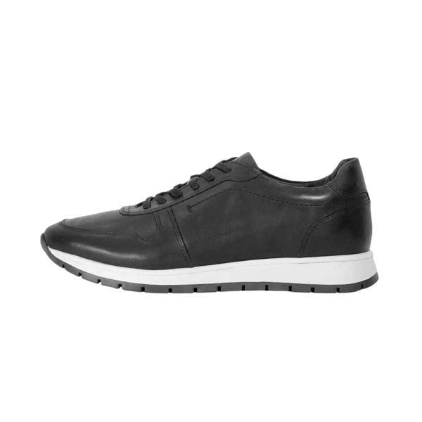 Dune London Mens Tris Leather Trainers - Navy - 