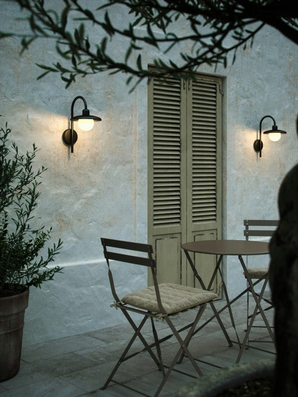 Nordlux Berlo | Wall light | Black