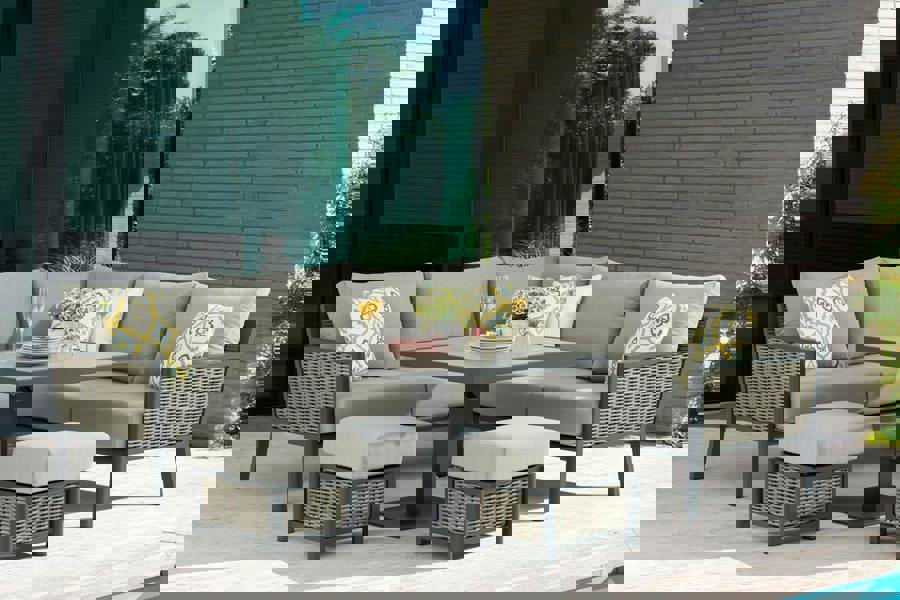 Abbey 6-Seater Corner Sofa Set | Premium Garden Furniture The Garden Furniture Shop