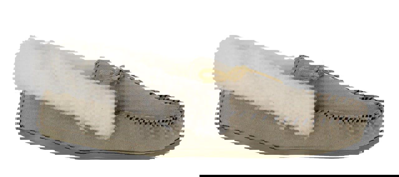 Carrera Womens Suede British Hand Made Real Suede Moccasins Slippers