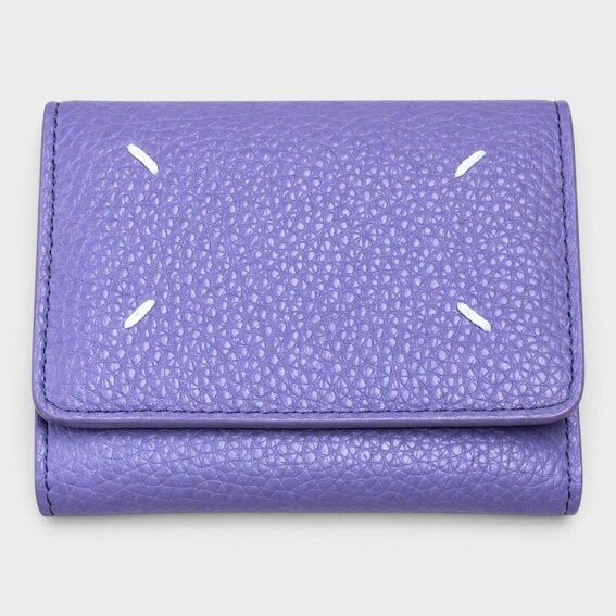 Maison Margiela Four Stiches Bi Fold Wallet Purple Haze