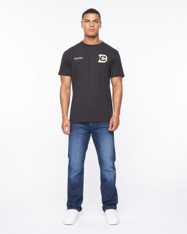 Duck and Cover Janstar Straight Leg Jeans Dark Wash