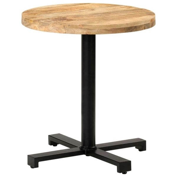 Berkfield Bistro Table Round Ì÷70x75 cm Rough Mango Wood