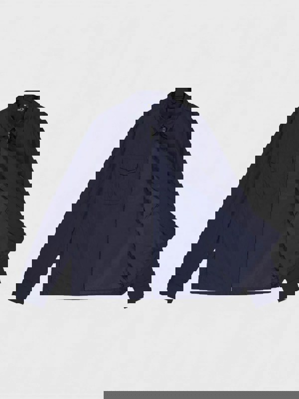 Fred Perry Zip Overshirt Navy