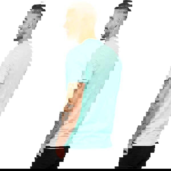 Enzo Mens Crew Neck T-Shirt - Mineral Green