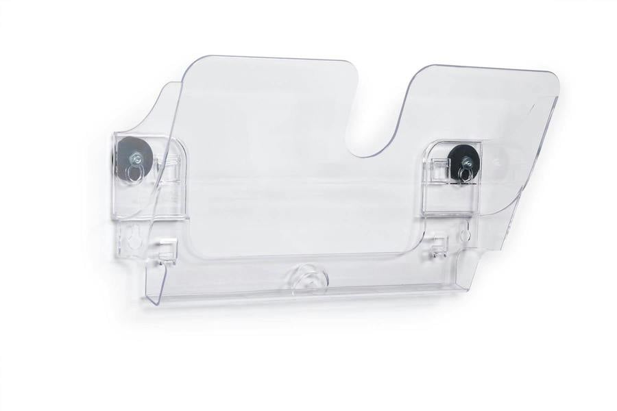 Durable A4 Magnetic Literature Holder | Wall-Mounted Display | FLEXIPLUS | Clear