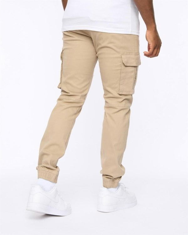 Crosshatch Frentons Cargo Pants Stone
