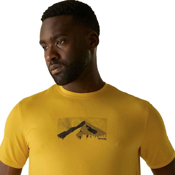 Regatta Mens Fingal Stretch T-Shirt - Sunset - 