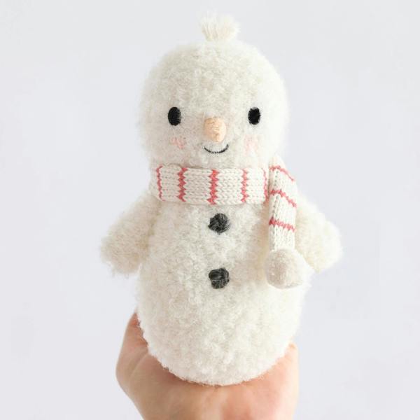 cuddle+kind - Christmas Baby Animal Collection - Baby Snowman - Candy Cane Stripe