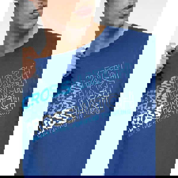 Crosshatch Mens Raynen T-Shirt (Pack of 2) - Navy/White - 