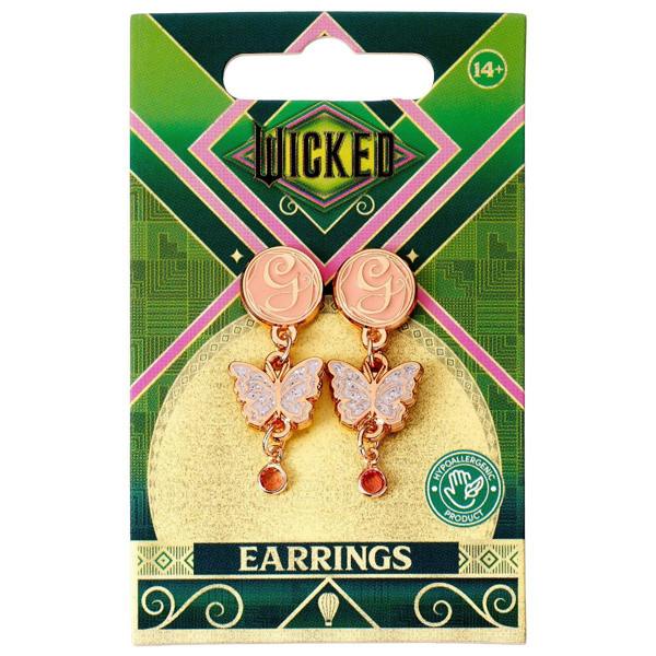 The Carat Shop Wicked Glinda Drop Butterfly Earrings