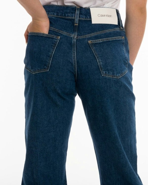 Calvin Klein Wide Leg Womens Jeans