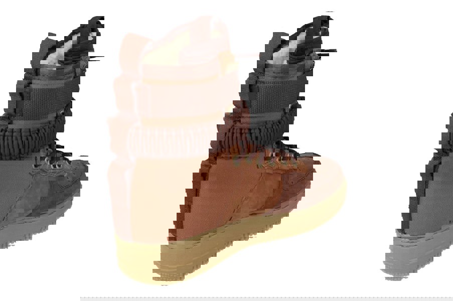 Nike Sf Af1 PRM Mens Hi Top Trainers Aq0118  200 - Dark Russet Pueblo Brown 200 - Photo 2