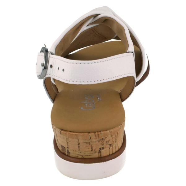 Gabor Ladies Gabor Wedge Open Toe Sandals With Buckle Fastening 62.751