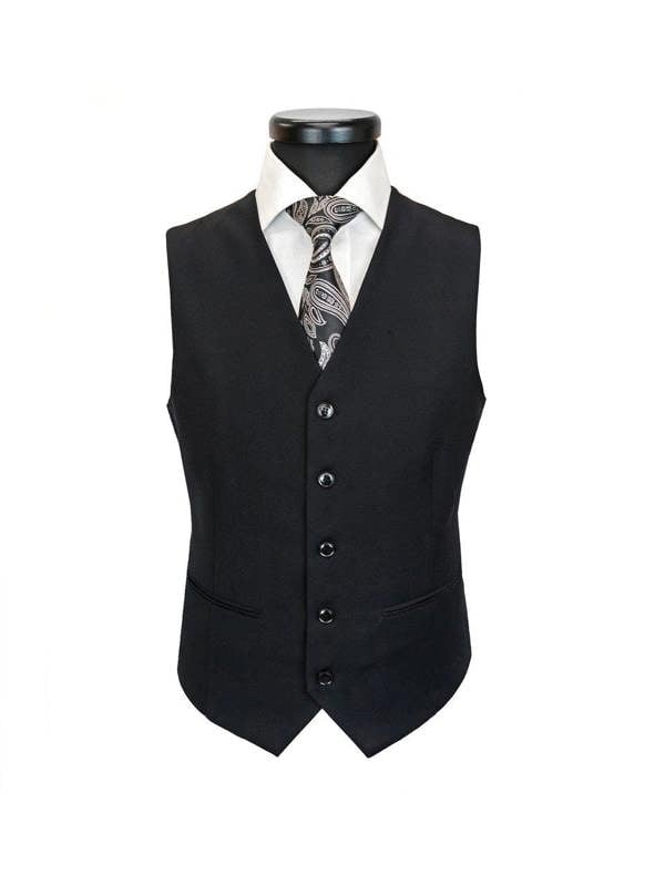 Men’s Black 3-Piece Slim Fit Suit