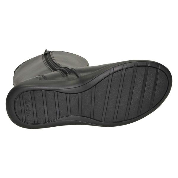 Clarks Girls Clarks Smart Leather Boots Etch Stride