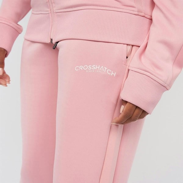 Crosshatch Ladies Genova Trackpants Pink