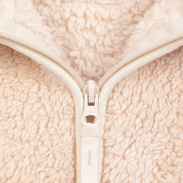 Mountain Warehouse Womens Teddy Fleece Quarter Zip Fleece Top - Beige