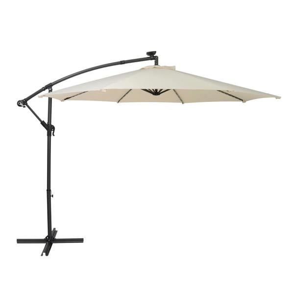 Jardi LED Cantilever Parasol 3m – Cream