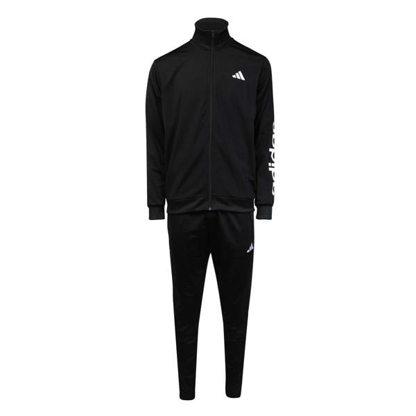 Adidas Mens Linear Tracksuit Set - Black - 