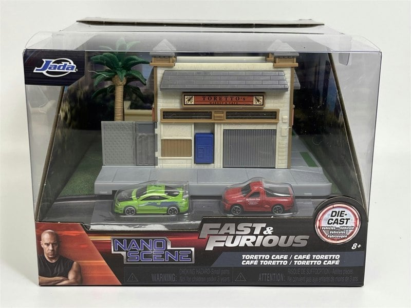 Jada Fast and Furious Dom Toretto's Market and Cafe Diorama Nano Scene Jada 34914