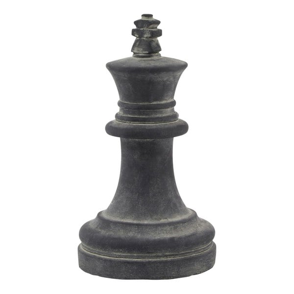 Hill Interiors Amalfi King Chess Piece - Grey