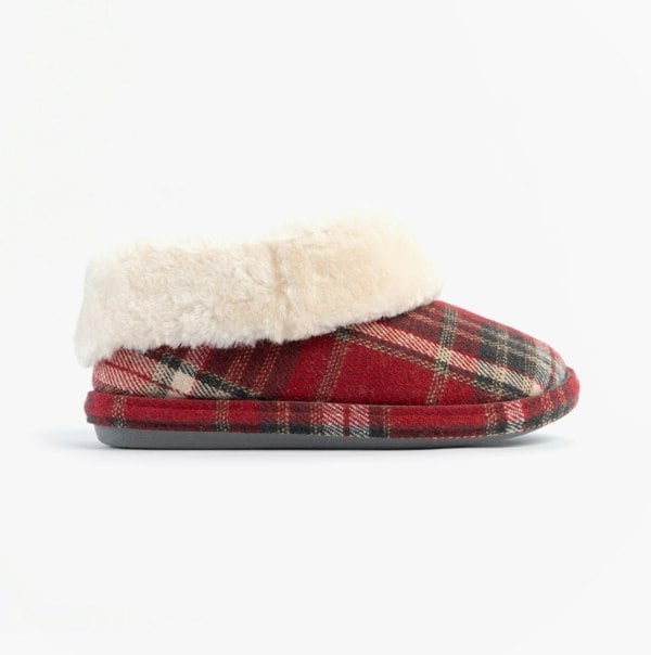 Jo & Joe GLENROYAL Womens Bootie Slipperss Festive Red
