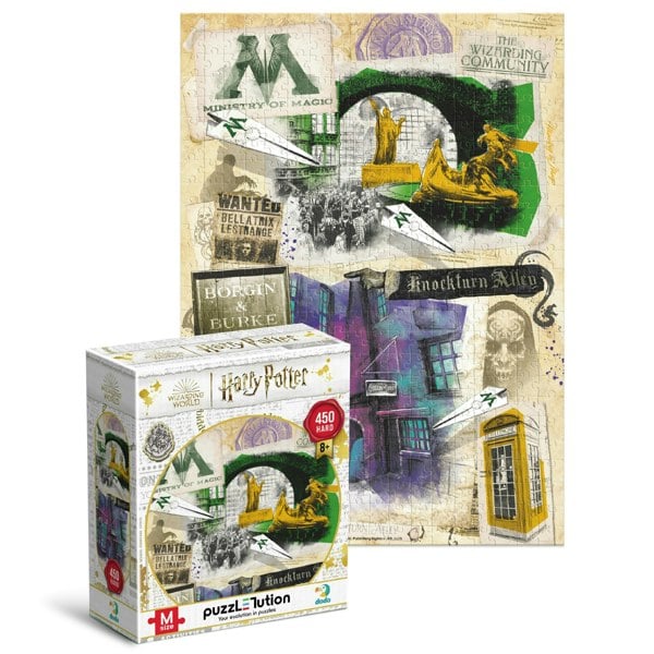 Dodo Harry Potter. Ministry of Magic and Knockturn Alley Puzzle Hard-M 450 Pieces
