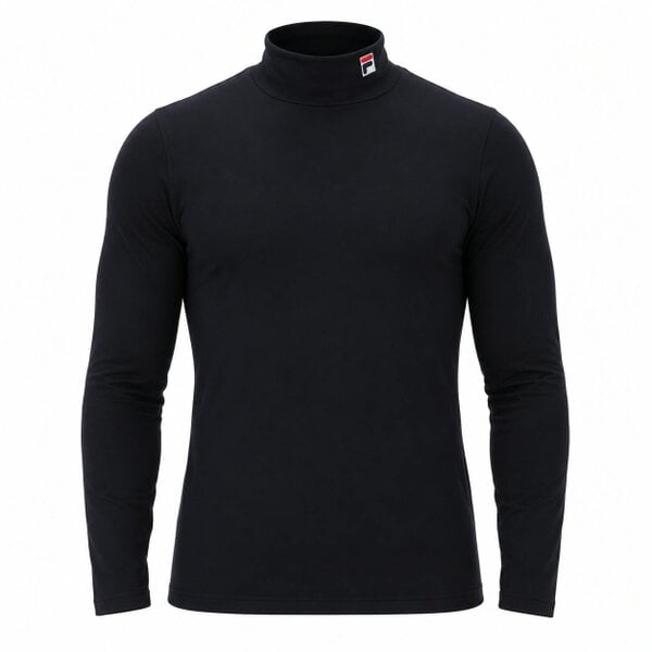 Fila 19th Classic Roll Neck T-Shirt Black