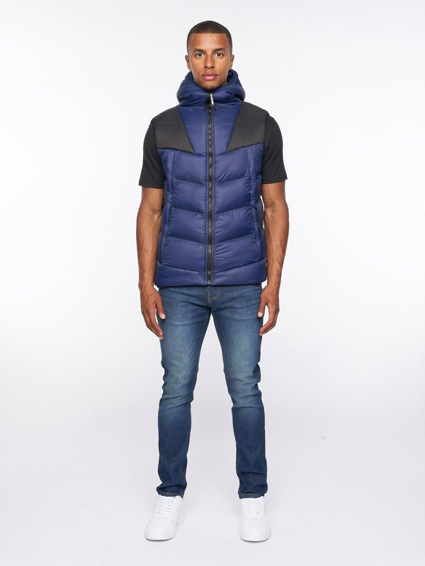 Duck and Cover Raymax Gilet Navy