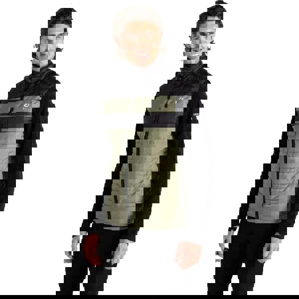 Dare 2B Mens Touring II Colour Block Gilet - Olivine Green/Black - 