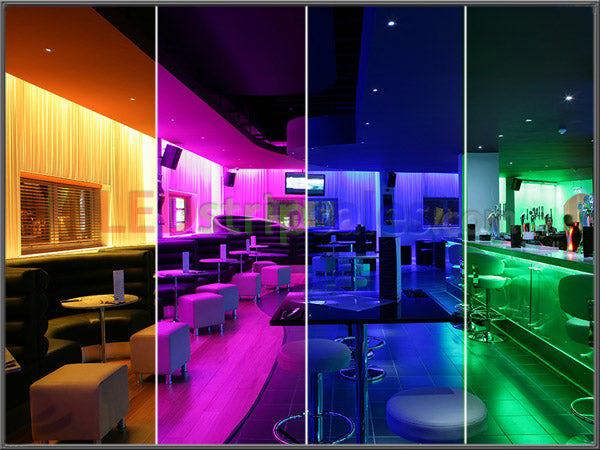 ENER-J 5 Meters 12V IP65 LED Strip Kit, Smart Wi-Fi RGB Colour Changing Strip for Bedroom Ceiling Party Decoration with Remote and Plug