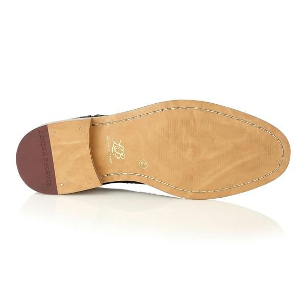 Tommy Derby Tan / Navy - London Brogues