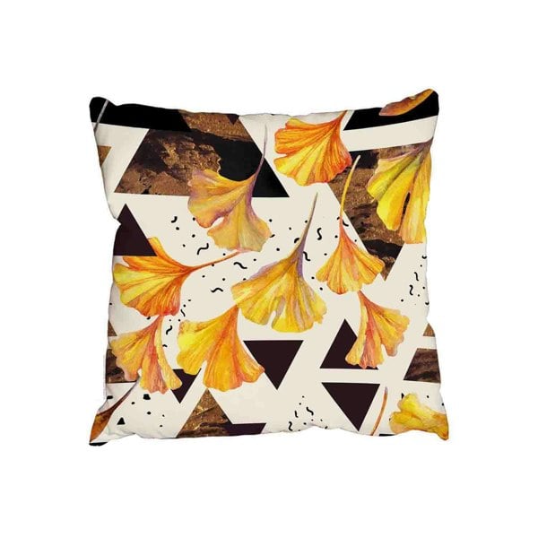 Benjamin Tate Design Watercolour in autumn colours (Outdoor Cushion)