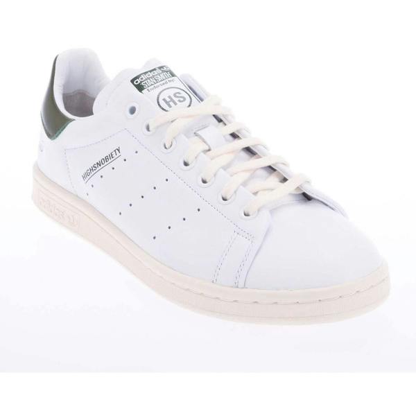 Adidas Mens Smith Highsnobiety Leather Casual Trainers - White - 