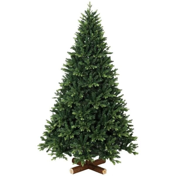 Bobobiy Artificial Christmas Tree, Hinged Xmas Tree with 3834 PE & PVC Branch Tips, 7ft, Green